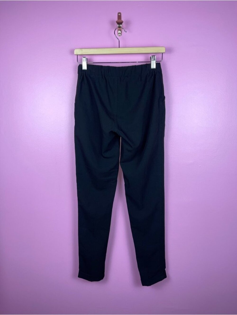 FIGS Satura Scrub Pants Women'S XXS Black TW2005 Seamed Front Discontinued - Picture 5 of 6